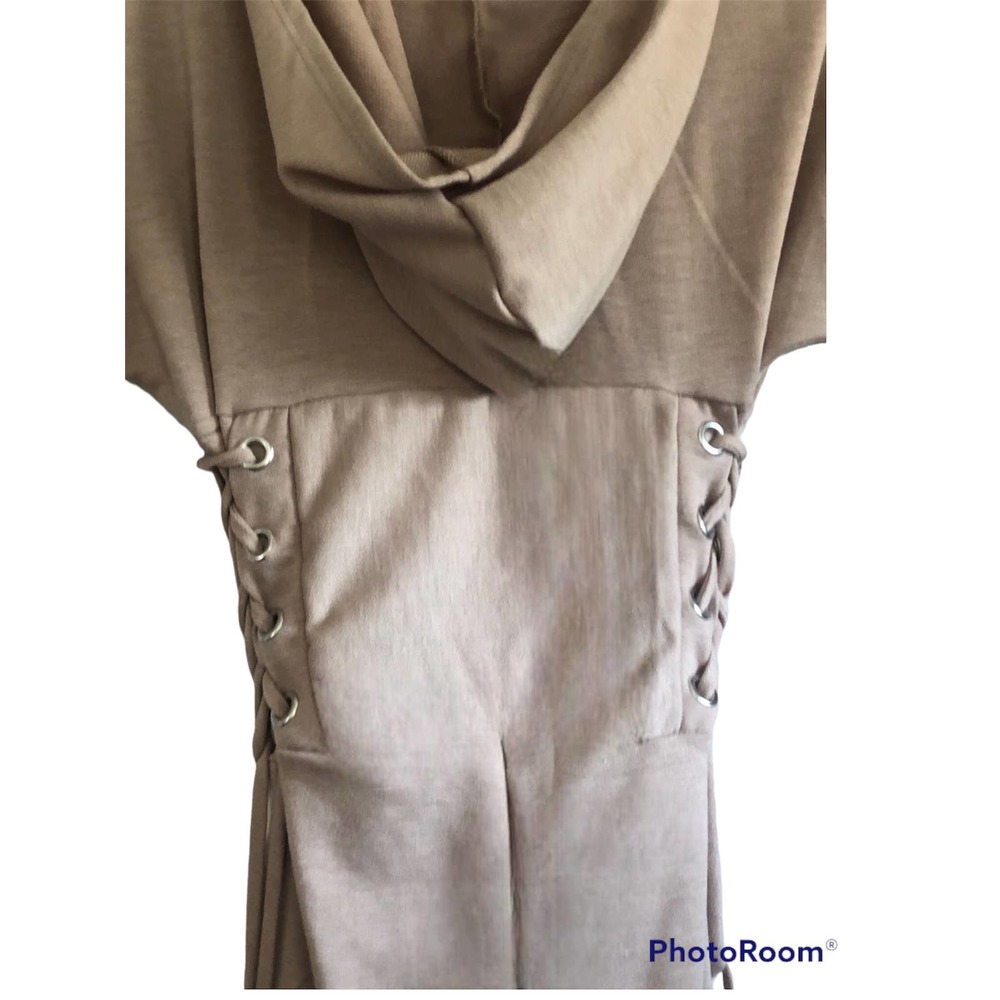 FASHION NOVA Womens Jumpsuit Caramel color size Medium #DT3176